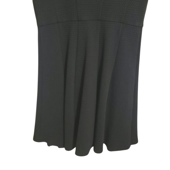 Anthropologie Maeve | Women's Black Nova Knit Fit & Flare Dress (Size Large) - Picture 14 of 15
